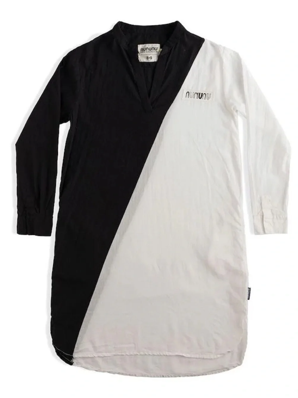 nununu Black & White Diagonal Tunic